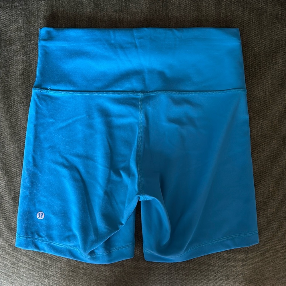 lululemon athletica Blue Bike Shorts